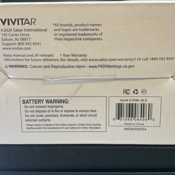 Vivitar 8K Camcorder Record Events 64MP 3 Touchscreen WiFi 18x Zoom Night Vision - Picture 8 of 13